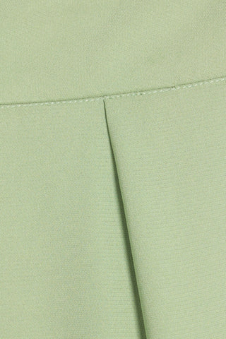 OSCAR DE LA RENTA WOOL-TWILL WIDE-LEG PANTS - Size 8