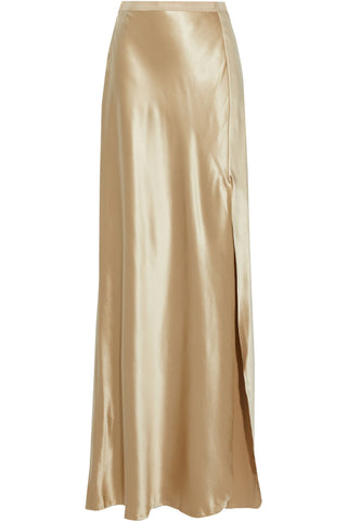 NILI LOTAN AZELEA SILK-SATIN MAXI SKIRT - Size 8