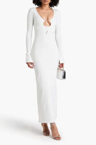 16ARLINGTON SOLARIA STRETCH-JERSEY MAXI DRESS - Size 8