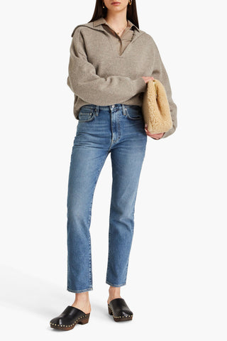 TOTEME HIGH-RISE STRAIGHT-LEG JEANS - Size 29W-32L