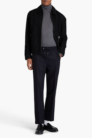 FRAME WOOL-BLEND DRAWSTRING PANTS - Size L