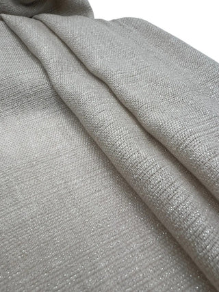 Brunello Cucinelli Woven Shimmer Scarf in Sand
