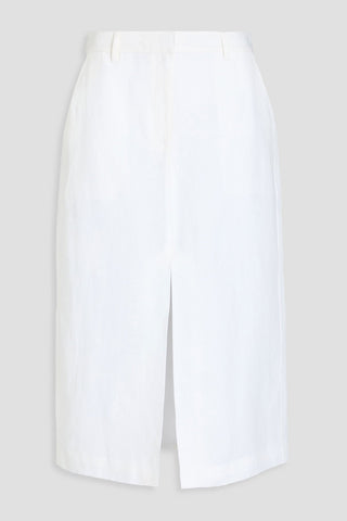 THEORY LINEN MIDI SKIRT - Size 4