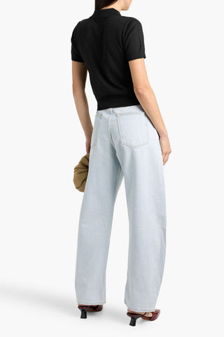 FRAME THE BUBBLE HIGH-RISE BARREL-LEG JEANS - Size 28