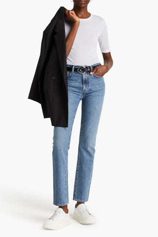 TOTEME HIGH-RISE STRAIGHT-LEG JEANS - Size 25W-30L