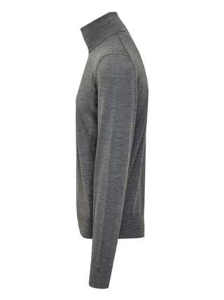 Tom Ford Fine-Gauge Wool Turtleneck Sweater Light Charcoal