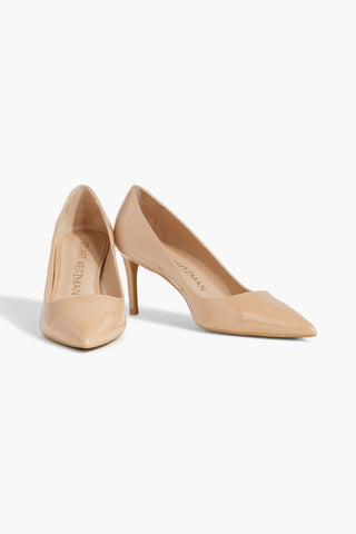 STUART WEITZMAN PATENT-LEATHER PUMPS - Size 7