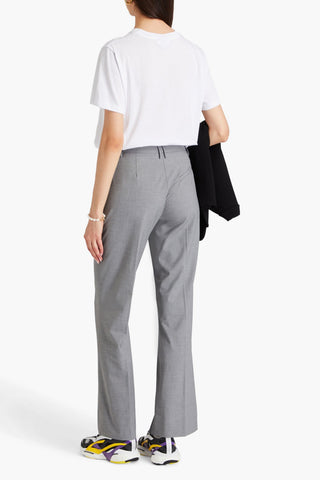GANNI TWILL FLARED PANTS - Size 34