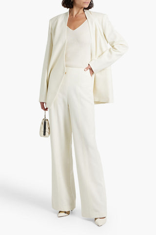 LOULOU STUDIO HAMILL TWILL WIDE-LEG PANTS - Size S
