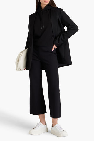 THEORY STRETCH-JERSEY KICK-FLARE PANTS - Size XS