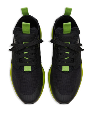 Tom Ford Mesh Lace-Up Low-Top Sneakers with Contrast Sole