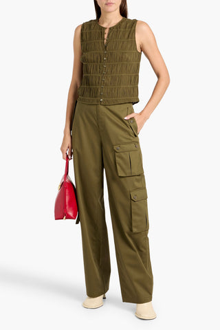 FRAME THE GENERAL COTTON-TWILL CARGO PANTS - Size 25