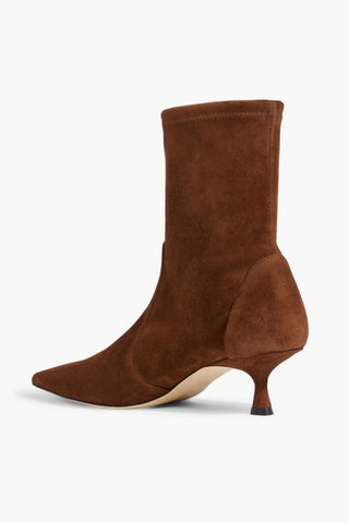 STUART WEITZMAN NAOMI 50 SUEDE ANKLE BOOTS - Size 9.5