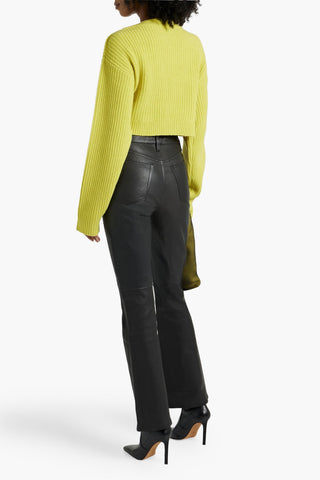 RE/DONE FLARED LEATHER PANTS - Size 26