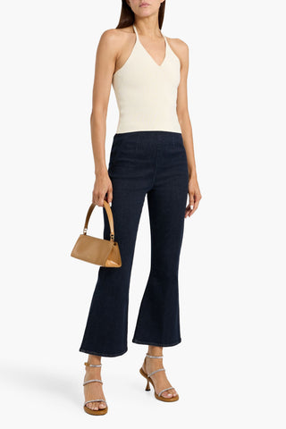 VERONICA BEARD CARSON HIGH-RISE KICK-FLARE JEANS - Size L