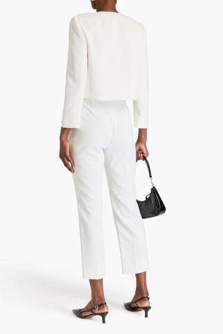 THEORY CROPPED CREPE TAPERED PANTS - Size 14