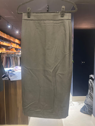Tom Ford Black Tailored Twill Pencil Skirt