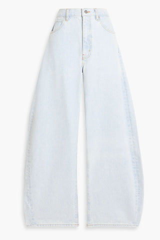 FRAME THE BUBBLE HIGH-RISE BARREL-LEG JEANS - Size 28