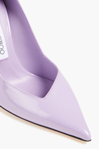 JIMMY CHOO DIAMOND TALURA 100 PATENT-LEATHER PUMPS - Size 41