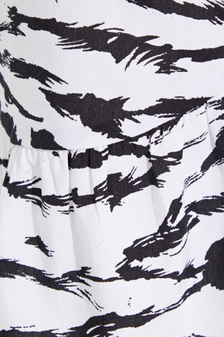 MELISSA ODABASH DANNI RUFFLED VOILE MIDI WRAP SKIRT - Size S