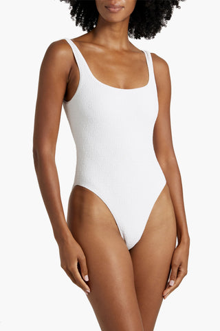 ALEXANDER WANG STRETCH-JACQUARD SWIMSUIT - Size M
