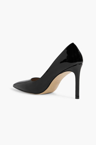 STUART WEITZMAN LEIGH PATENT-LEATHER PUMPS - Size 10