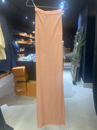 Tom Ford Viscose Blend High-Waist Maxi Skirt Blush