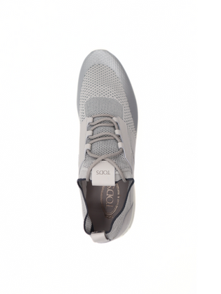 Tods Tod's Mesh Lace-Up Sneakers with Metallic Toe