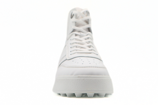 Tods White Leather Lace-Up High-Top Sneakers