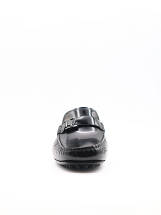 Tods Polished Leather Side-Strap Gommino Driving Shoes