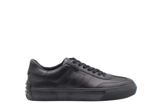 Tods Leather Lace-Up Low-Top Sneakers with Gommino Details