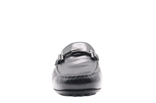 Tods Black Leather Buckle Gommino Driving Shoes