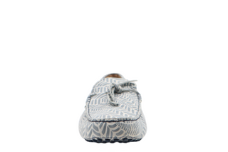 Tods Geometric Pattern Laccetto Driver Shoes