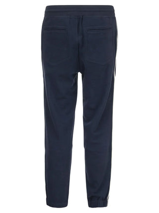 Brunello Cucinelli Knit Drawstring Slim-Cut Track Pants with Side Stripe