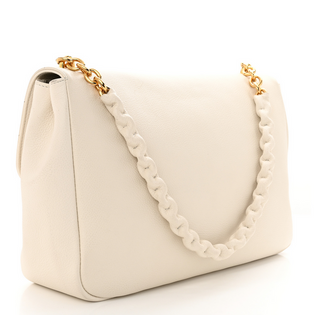 Tom Ford TOM FORD Smooth Leather Chain Shoulder Bag with Carabiner Clasp