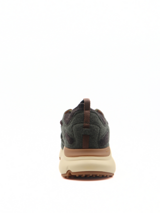 Tods Multi-Tone Felt Lace-Up Sport Sneakers