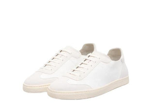 Brunello Cucinelli Brunello Cucinelli Panelled Leather and Suede Low-Top Sneakers