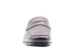 Tods Brown Leather Mocassino Loafers with Braided Detail