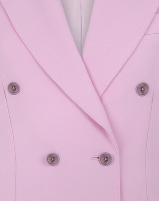 Tom Ford Refined Fabric Peak Lapel Double-Breasted Blazer Purple