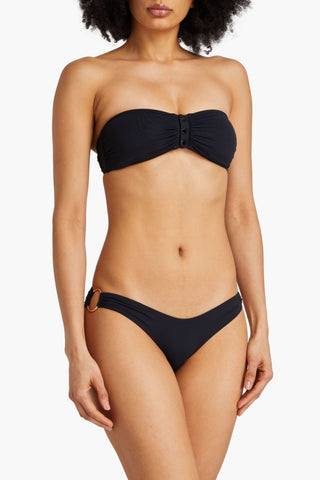 MELISSA ODABASH HAMBURG RING-EMBELLISHED BIKINI BRIEFS - Size 40