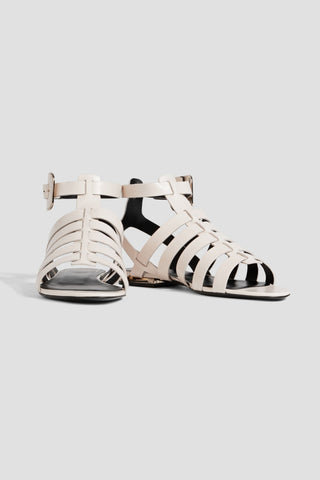 ROGER VIVIER LEATHER SANDALS - Size 37