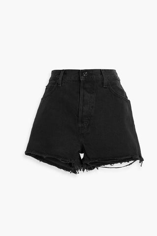FRAME THE DARE DISTRESSED DENIM SHORTS - Size 25