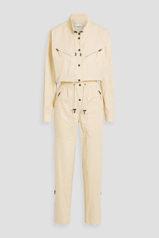 ISABEL MARANT FRANCA COTTON-POPLIN JUMPSUIT - Size 34