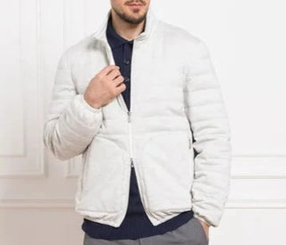 Brunello Cucinelli Lightweight Quilted Stand-Collar Jacket