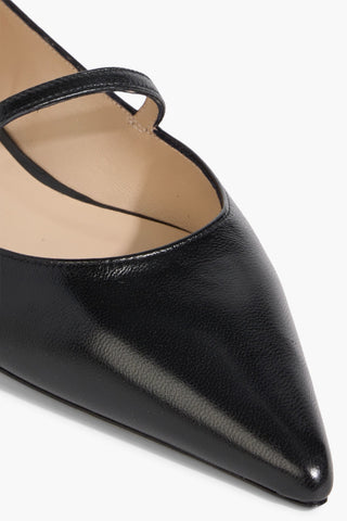STUART WEITZMAN EMILIA LEATHER MARY JANE FLATS - Size 7