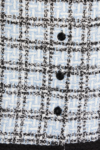 MAJE BELTED TWEED MINI SKIRT - Size 40