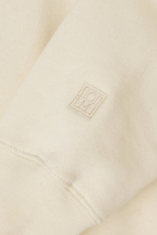 TOTEME COTTON-JERSEY SWEATSHIRT - Size XS