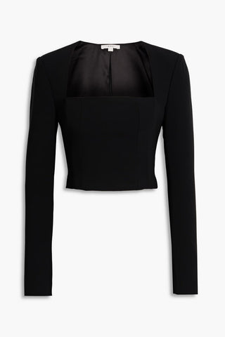 A.L.C. CROPPED CREPE TOP - Size 2