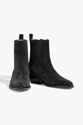 ISABEL MARANT DELENA SUEDE ANKLE BOOTS - Size 39