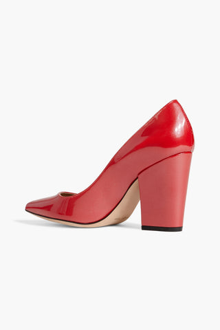 SERGIO ROSSI SERGIO 90 PATENT-LEATHER PUMPS - Size 36